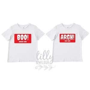 Halloween t-shirt twins