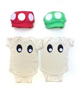 mushroom twin body suits