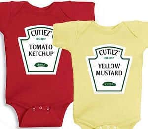 mustard ketchup twin costume
