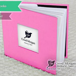 pink twin baby memory book