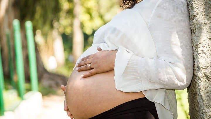 Pregnant belly