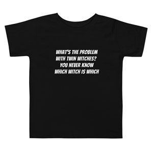 Black twin Halloween t-shirt