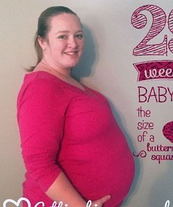 twin pregnancy belly