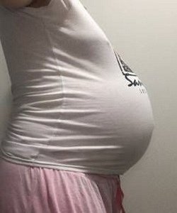 twin pregnancy belly