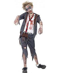 zombie kostume kid