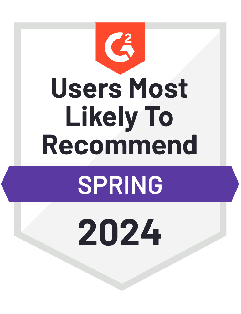 G2 Badge: Fastest Implementation, Enterprise, Summer 2023